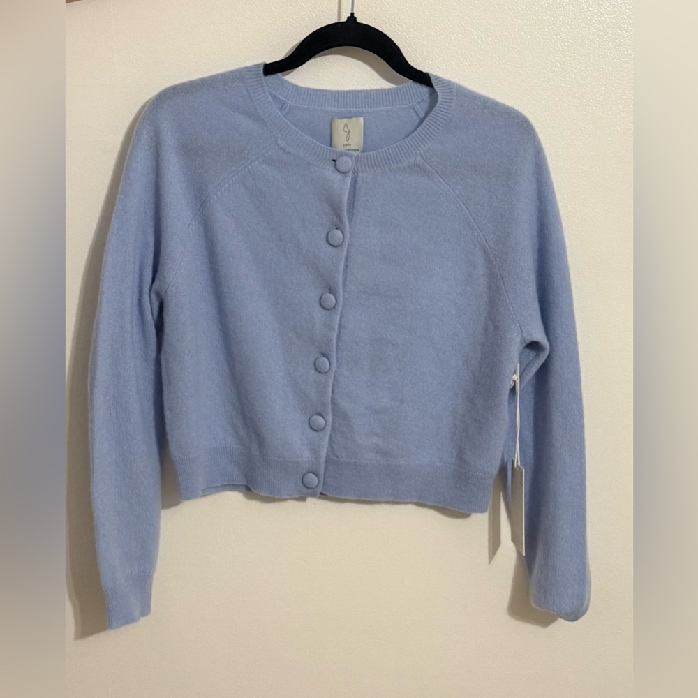Joie cashmere Blue Button-Up Sweater